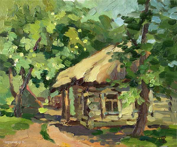 Ксения Черномор - Усадьба родителей С.А. Есенина. Изба-времянка.