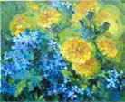 Dandelions and forget-me-nots 